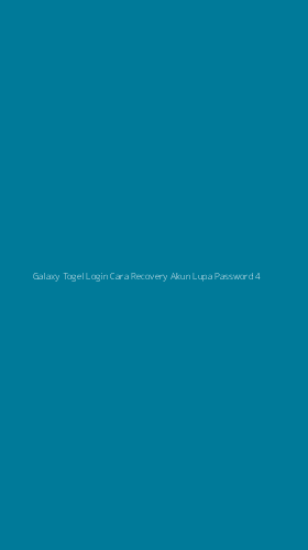 Tampilan Antarmuka Aplikasi Galaxy Togel Login Cara Recovery Akun Lupa Password - 4