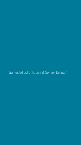 Tampilan Antarmuka Aplikasi Gameslottoto Tutorial Server Linux - 4