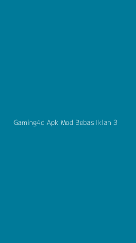 Tampilan Antarmuka Aplikasi Gaming4d Apk Mod Bebas Iklan - 3