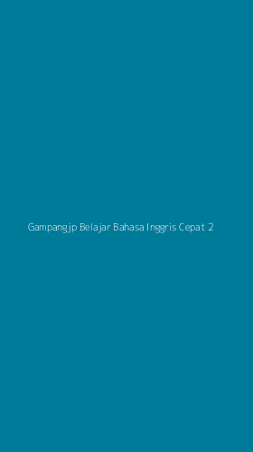 Tampilan Antarmuka Aplikasi Gampangjp Belajar Bahasa Inggris Cepat - 2