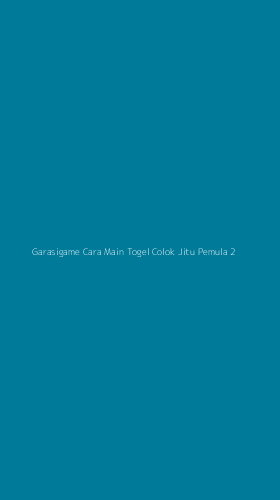 Tampilan Antarmuka Aplikasi Garasigame Cara Main Togel Colok Jitu Pemula - 2