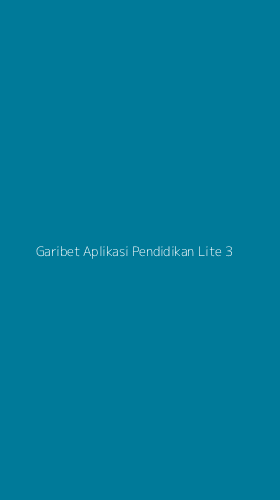 Tampilan Antarmuka Aplikasi Garibet Aplikasi Pendidikan Lite - 3