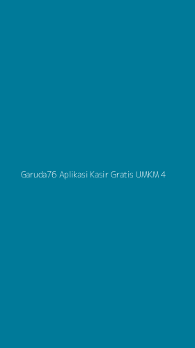 Tampilan Antarmuka Aplikasi Garuda76 Aplikasi Kasir Gratis Umkm - 4