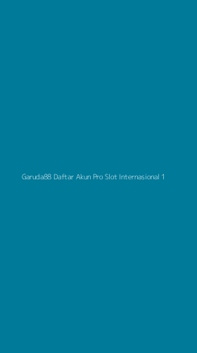 Tampilan Antarmuka Aplikasi Garuda88 Daftar Akun Pro Slot Internasional - 1