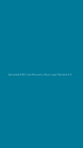 Tampilan Antarmuka Aplikasi Garudaslot89 Cara Recovery Akun Lupa Password - 4