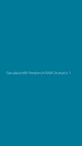 Tampilan Antarmuka Aplikasi Garudaslot89 Pembersih Ram Otomatis - 1