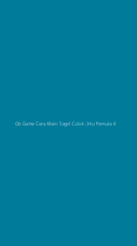 Tampilan Antarmuka Aplikasi Gb Game Cara Main Togel Colok Jitu Pemula - 4