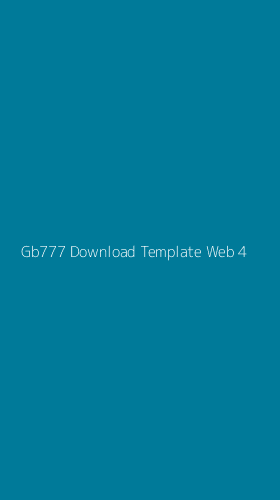 Tampilan Antarmuka Aplikasi Gb777 Download Template Web - 4