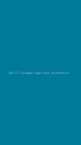 Tampilan Antarmuka Aplikasi Gbo777 Cara Main Togel Colok Jitu Pemula - 4