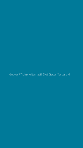 Tampilan Antarmuka Aplikasi Gebyar77 Link Alternatif Slot Gacor Terbaru - 4
