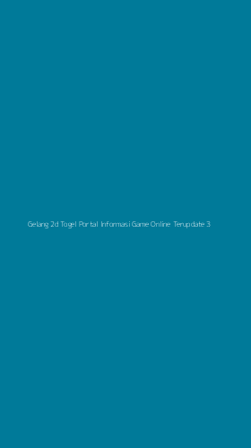 Tampilan Antarmuka Aplikasi Gelang 2d Togel Portal Informasi Game Online Terupdate - 3