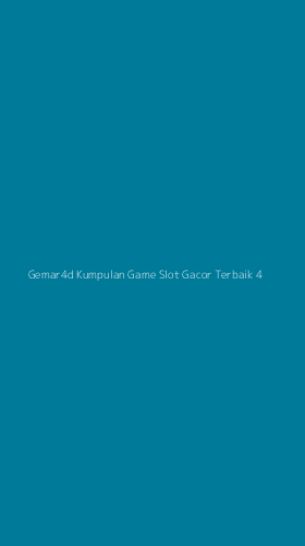 Tampilan Antarmuka Aplikasi Gemar4d Kumpulan Game Slot Gacor Terbaik - 4