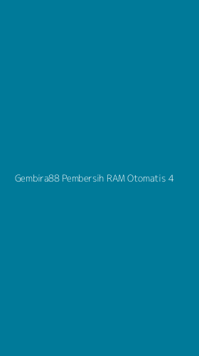 Tampilan Antarmuka Aplikasi Gembira88 Pembersih Ram Otomatis - 4