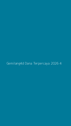 Tampilan Antarmuka Aplikasi Gemilang4d Dana Terpercaya 2026 - 4