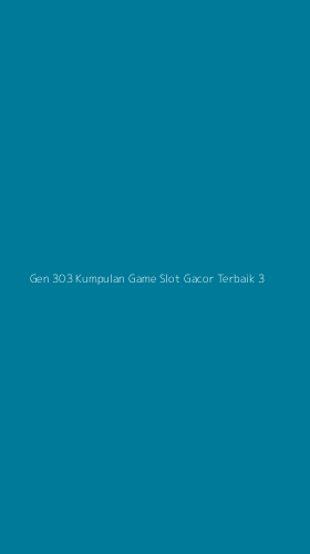 Tampilan Antarmuka Aplikasi Gen 303 Kumpulan Game Slot Gacor Terbaik - 3