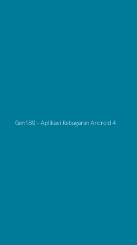 Tampilan Antarmuka Aplikasi Gen189 - Aplikasi Kebugaran Android - 4