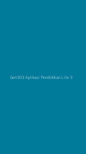 Tampilan Antarmuka Aplikasi Gen303 Aplikasi Pendidikan Lite - 3