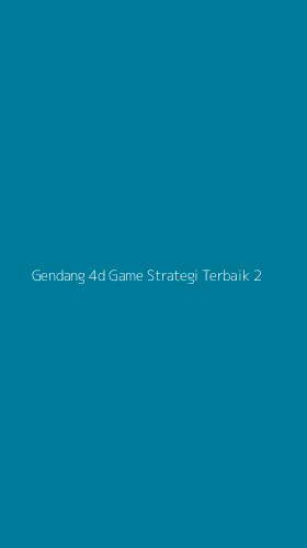 Tampilan Antarmuka Aplikasi Gendang 4d Game Strategi Terbaik - 2