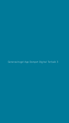 Tampilan Antarmuka Aplikasi Generasitogel App Dompet Digital Terbaik - 3