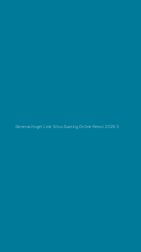 Tampilan Antarmuka Aplikasi Generasitogel Link Situs Gaming Online Resmi 2026 - 3