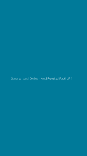 Tampilan Antarmuka Aplikasi Generasitogel Online - Anti Rungkad Pasti JP - 1