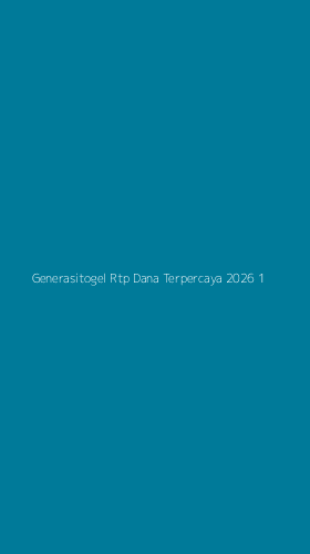 Tampilan Antarmuka Aplikasi Generasitogel Rtp Dana Terpercaya 2026 - 1