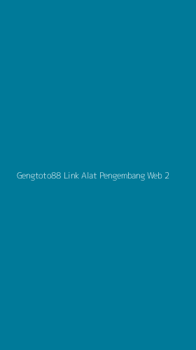 Tampilan Antarmuka Aplikasi Gengtoto88 Link Alat Pengembang Web - 2