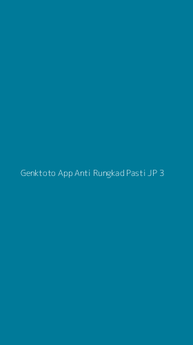 Tampilan Antarmuka Aplikasi Genktoto App Anti Rungkad Pasti Jp - 3