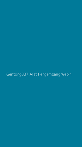 Tampilan Antarmuka Aplikasi Gentong887 Alat Pengembang Web - 1