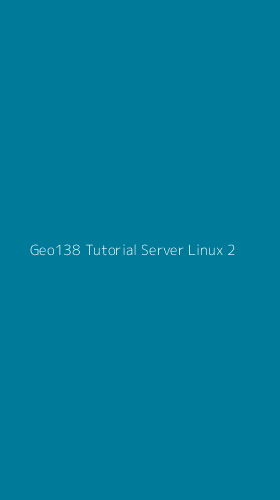 Tampilan Antarmuka Aplikasi Geo138 Tutorial Server Linux - 2