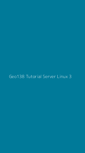 Tampilan Antarmuka Aplikasi Geo138 Tutorial Server Linux - 3