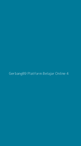 Tampilan Antarmuka Aplikasi Gerbang89 Platform Belajar Online - 4