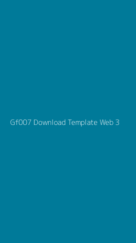 Tampilan Antarmuka Aplikasi Gf007 Download Template Web - 3