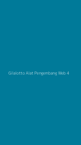 Tampilan Antarmuka Aplikasi Gilalotto Alat Pengembang Web - 4