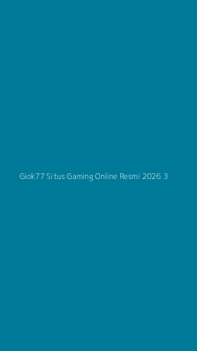 Tampilan Antarmuka Aplikasi Giok77 Situs Gaming Online Resmi 2026 - 3
