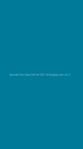 Tampilan Antarmuka Aplikasi Glow4d Slot Data Sgp Hk Sdy Terlengkap Hari Ini - 3