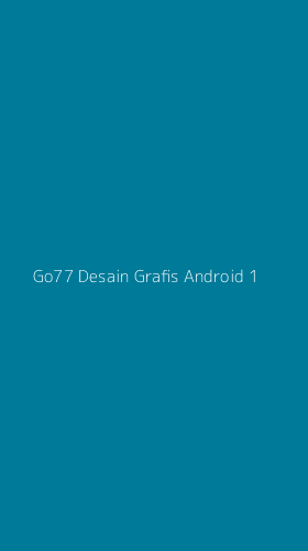 Tampilan Antarmuka Aplikasi Go77 Desain Grafis Android - 1