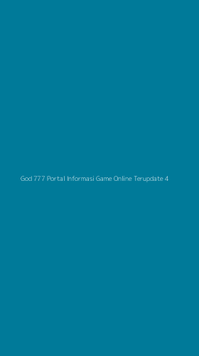 Tampilan Antarmuka Aplikasi God 777 Portal Informasi Game Online Terupdate - 4