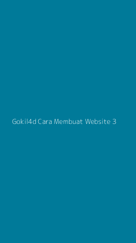 Tampilan Antarmuka Aplikasi Gokil4d Cara Membuat Website - 3