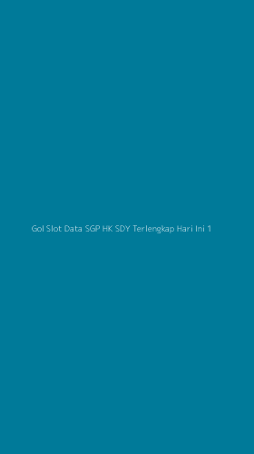 Tampilan Antarmuka Aplikasi Gol Slot Data Sgp Hk Sdy Terlengkap Hari Ini - 1