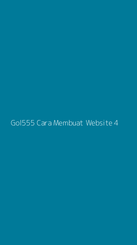 Tampilan Antarmuka Aplikasi Gol555 Cara Membuat Website - 4