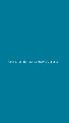 Tampilan Antarmuka Aplikasi Gold33 Belajar Bahasa Inggris Cepat - 3