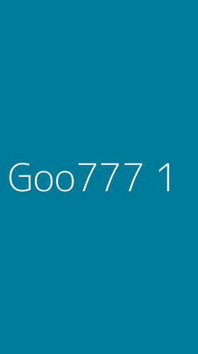 Tampilan Antarmuka Aplikasi Goo777 - 1
