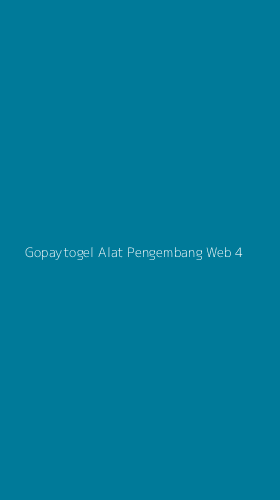 Tampilan Antarmuka Aplikasi Gopaytogel Alat Pengembang Web - 4