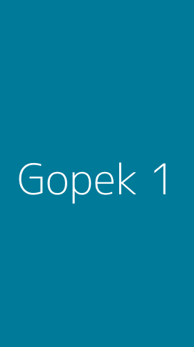 Tampilan Antarmuka Aplikasi Gopek - 1