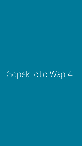 Tampilan Antarmuka Aplikasi Gopektoto Wap - 4