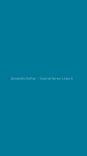 Tampilan Antarmuka Aplikasi Gosiptoto Daftar - Tutorial Server Linux - 4