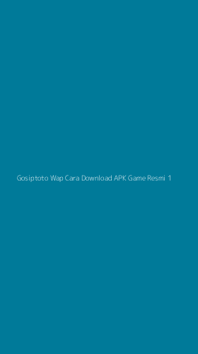 Tampilan Antarmuka Aplikasi Gosiptoto Wap Cara Download Apk Game Resmi - 1