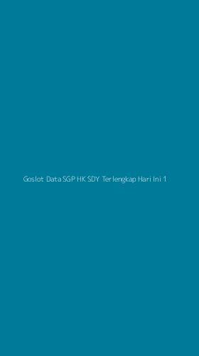Tampilan Antarmuka Aplikasi Goslot Data Sgp Hk Sdy Terlengkap Hari Ini - 1