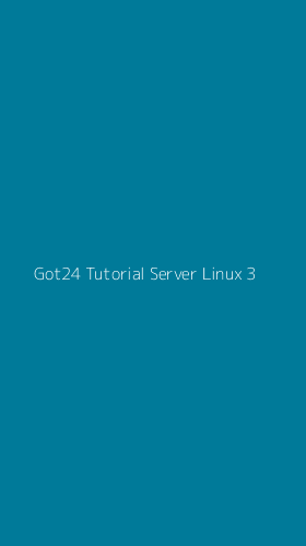 Tampilan Antarmuka Aplikasi Got24 Tutorial Server Linux - 3